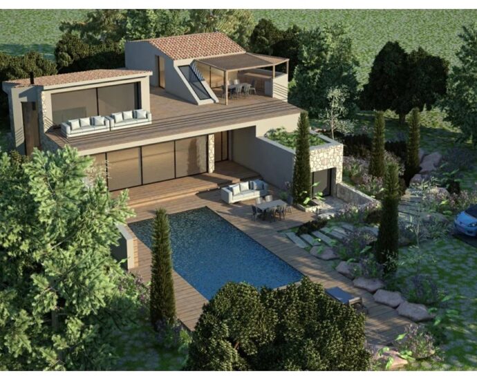 Domaine de la Capicciola, villa de 5 chambres, piscine, vue mer et plage à pied