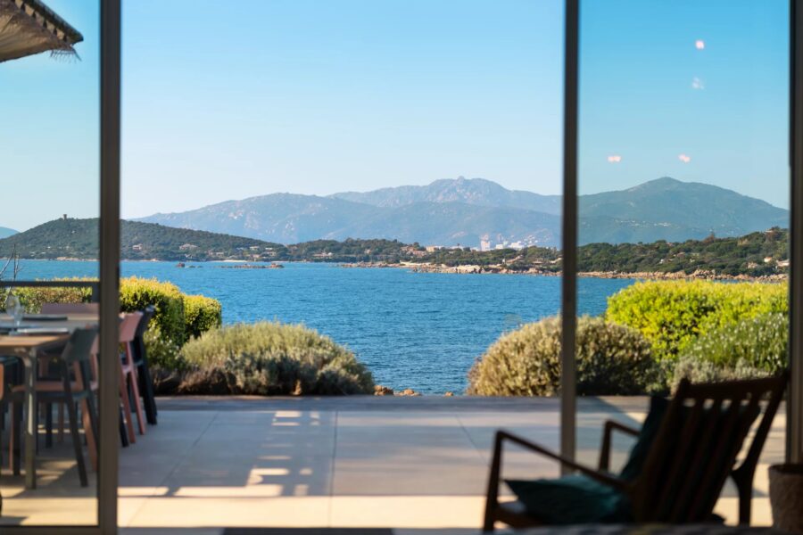 Near Porticcio, Waterfront Villa in Ruppione, 5 Bedrooms, Heated Pool, Stunning Sea Views