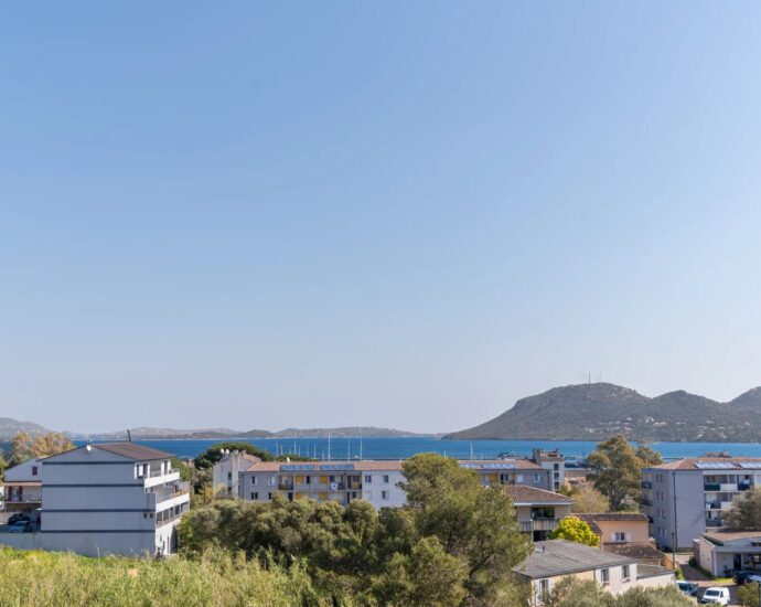 Porto-Vecchio, Town Centre, Sea-View Apartment, 3 Bedrooms, Terrace, Close to Beaches