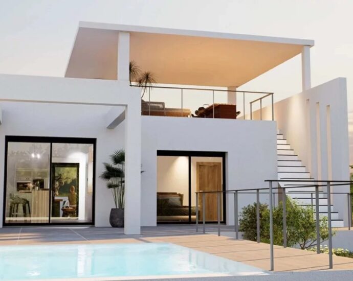 Arasu – Terrain à bâtir d&rsquo;environ 1 658 m&sup2; avec permis de construire , plage à pied