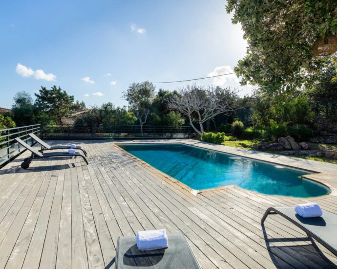 Porto-Vecchio, Palombaggia, Villa with Sea View, 3 Bedrooms, Pool, Walking Distance to the Beach