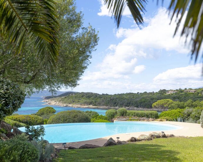 Capicciola, Villa vue mer panoramique, 3 chambres, piscine, plage à pied
