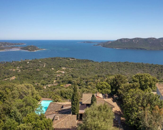 Porto Vecchio, Marina di Fiori Estate, Property with panoramic sea view over the Gulf of Porto Vecchio