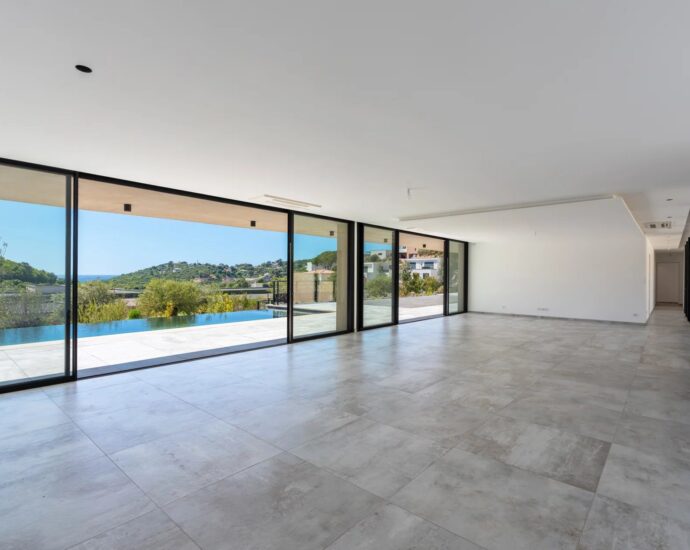 Porticcio, Villa vue mer, nouveau programme, domaine privé, 3 chambres, piscine, proche plage
