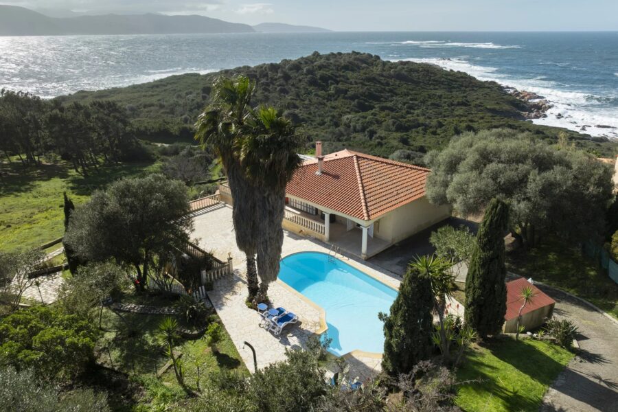 Sagone, Panoramic Sea View Villa, 8 Bedrooms, Pool, Walking Distance to Beach