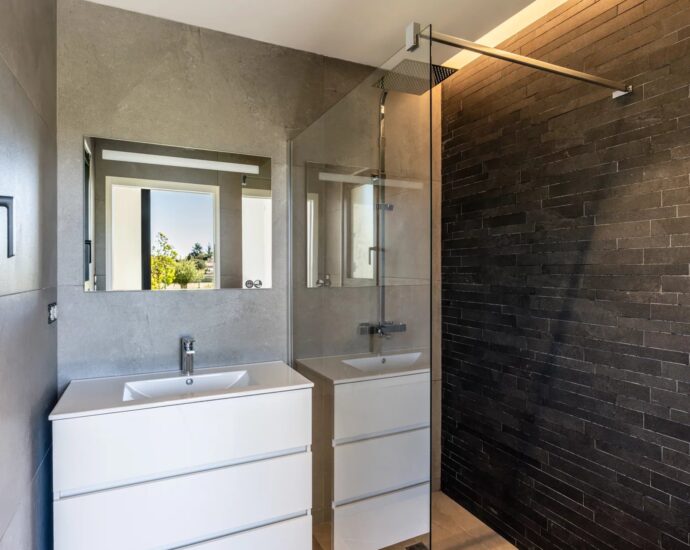 Porticcio, Villa vue mer, nouveau programme, domaine privé, 3 chambres, piscine, proche plage
