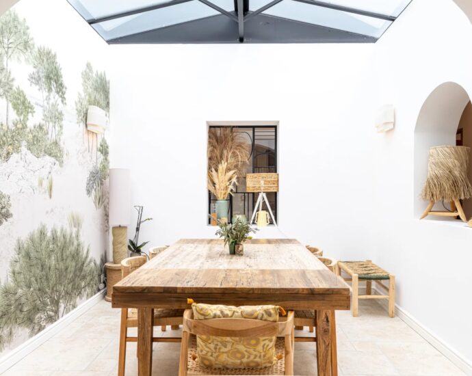 Porto-Vecchio, Villa plain-pied, 4 chambres, proche plage Palombagia, piscine