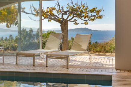 Porticcio rive sud Ajaccio, , Villa, 5 chambres, piscine, bord de mer plage à pied