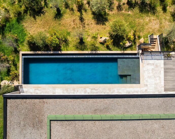 Porticcio, Villa vue mer, nouveau programme, domaine privé, 3 chambres, piscine, proche plage