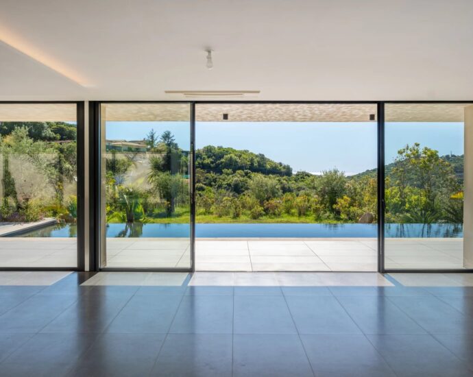 Porticcio, Villa vue mer, nouveau programme, domaine privé, 3 chambres, piscine, proche plage