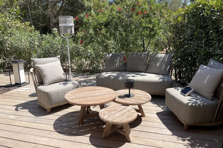 Pinarello, Appartement avec jardin privatif, 2 chambres,  vue dégagée, plage à pied