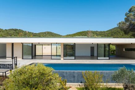 Porticcio, Villa vue mer, nouveau programme, domaine privé, 3 chambres, piscine, proche plage