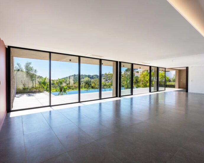 Porticcio, Villa vue mer, nouveau programme, domaine privé, 3 chambres, piscine, proche plage