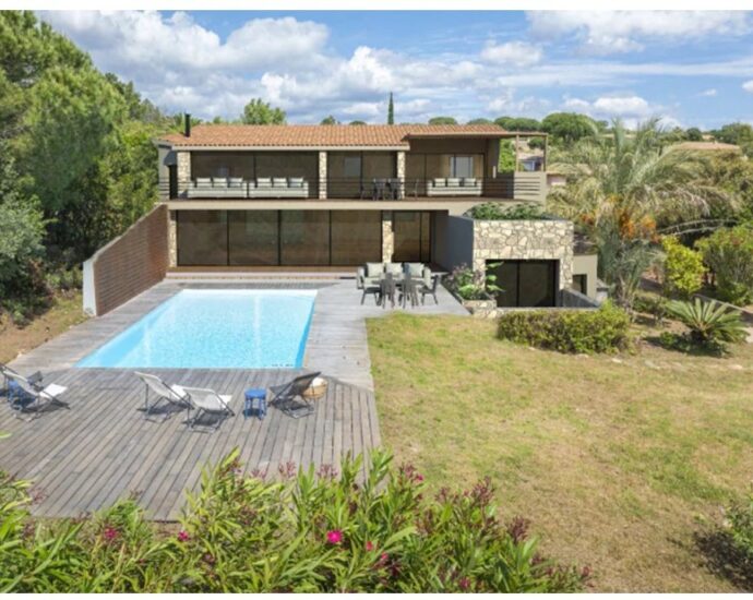 Domaine de la Capicciola, villa de 5 chambres, piscine, vue mer et plage à pied