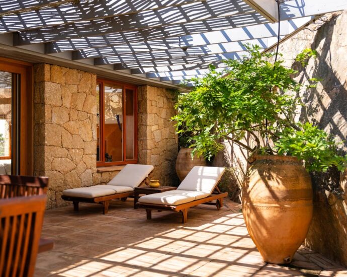 Bonifacio, Domaine privé Sperone ,Villa vue mer panoramique, 6 chambres, piscine, plage à pied