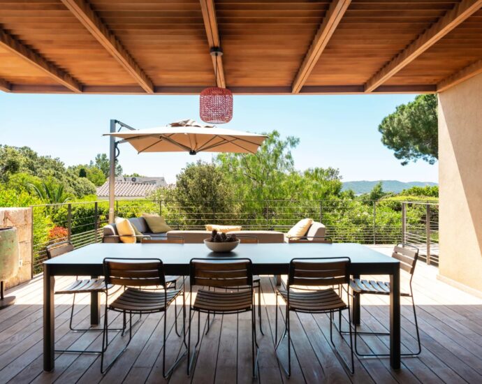 Porto-Vecchio, Domaine de Cala Rossa, Villa vue mer, 4 chambres, piscine, plage à pied