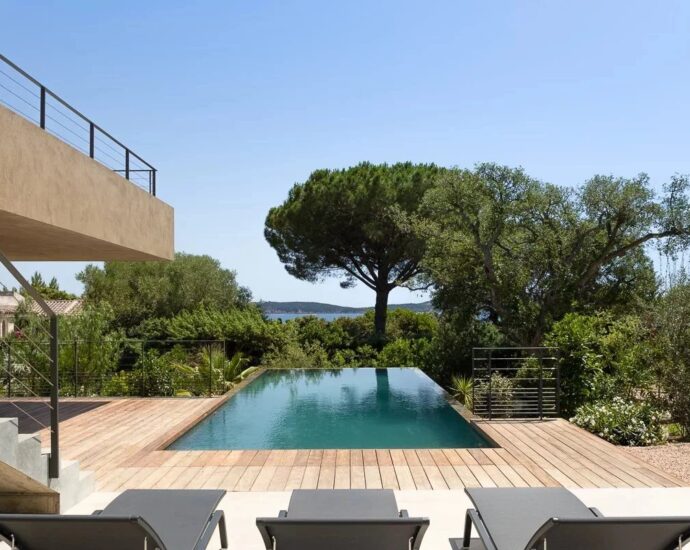 Porto-Vecchio, Domaine de Cala Rossa, Villa vue mer, 4 chambres, piscine, plage à pied