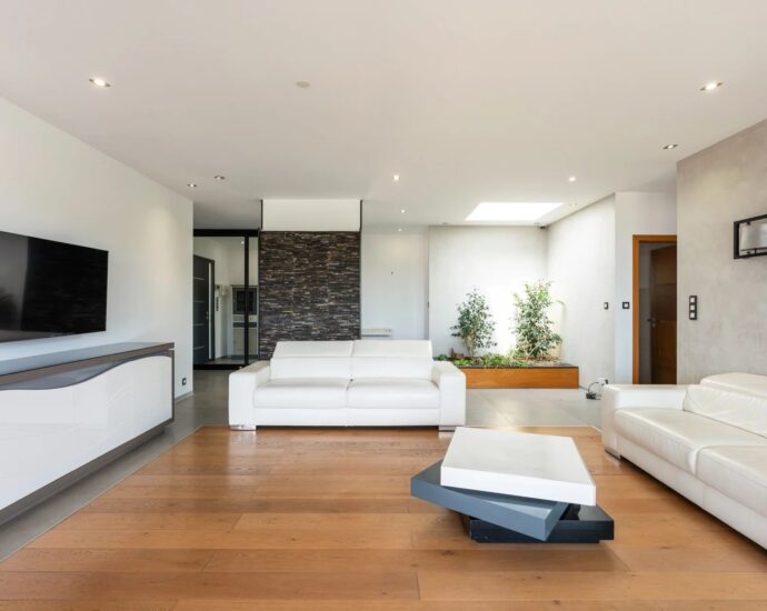 Rive Sud D&rsquo;Ajaccio, Agosta Plage, Villa contemporaine, 5 chambres, vue mer, piscine à débordement, jacuzzi, proche plage
