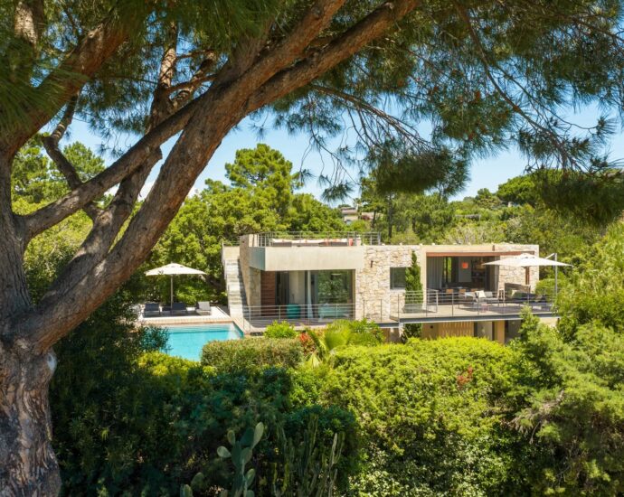 Porto-Vecchio, Domaine de Cala Rossa, villa 4 chambres, piscine, plage à pied