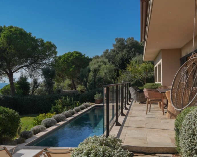 Ajaccio, Salario, Villa comptemporaine, vue mer, 3 Chambres, proche plage