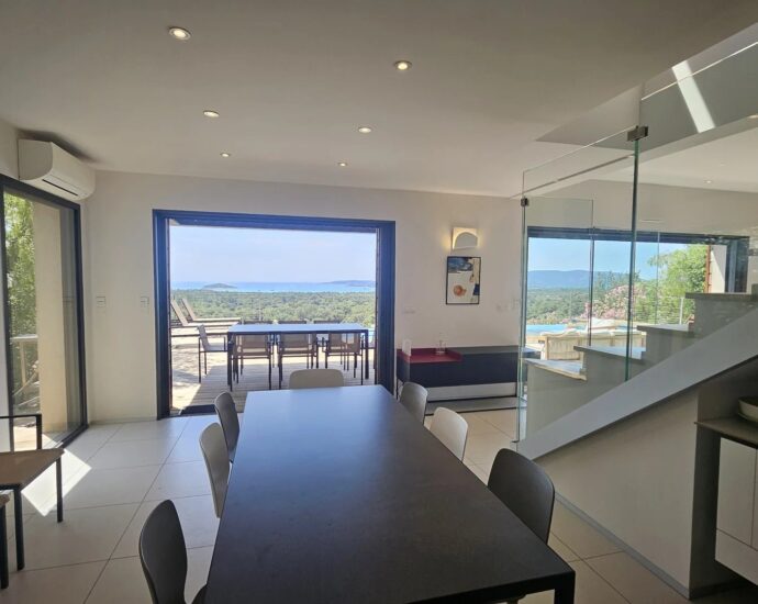 Saint-Cyprien, Villa contemporaine, Vue mer panoramique, 5 chambres, Piscine, Proche plage,