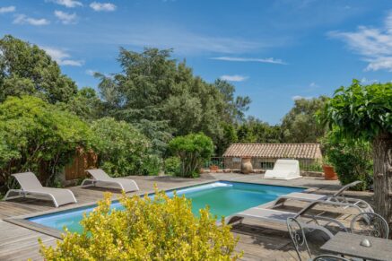 Porto-Vecchio, Fossi, Maison en pierre, 4 chambres, piscine, proche plage