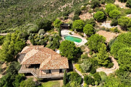 Porto-Vecchio, Palombaggia, Villa vue mer panoramique, 6 chambres, plage à pied