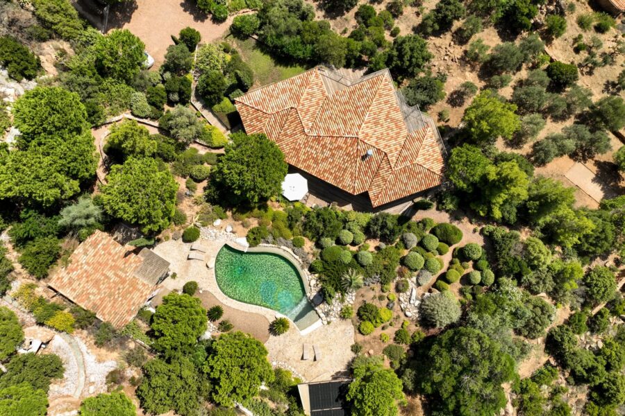 Porto-Vecchio, Palombaggia, Villa vue mer panoramique, 6 chambres, plage à pied