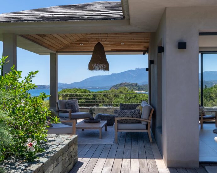Porto Vecchio, Domaine de Cala Rossa, Villa 4 bedrooms, swimming pool, sea view, villa Tempiu Para, RL227