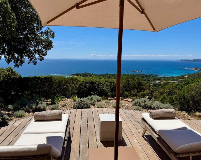 Porto-Vecchio, Palombaggia, Panoramic Sea View Villa, 6 Bedrooms, Heated Pool, Walking Distance to Beach