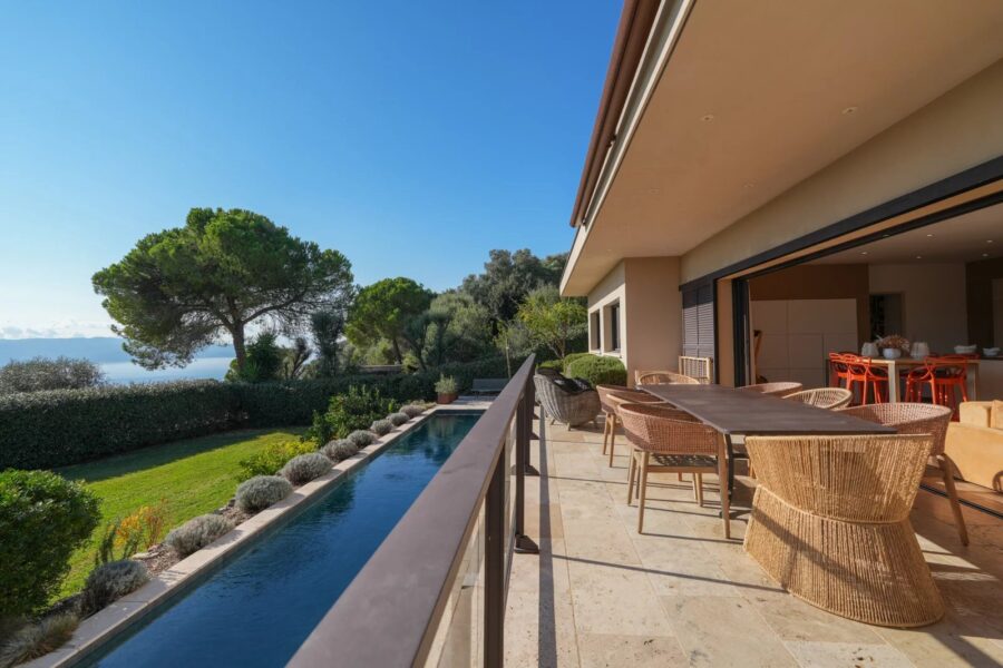 Ajaccio, Salario, Villa comptemporaine, vue mer, 3 Chambres, proche plage
