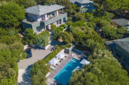 Porto Vecchio, Domaine de Cala Rossa, Villa 4 chambres, piscine, vue mer,