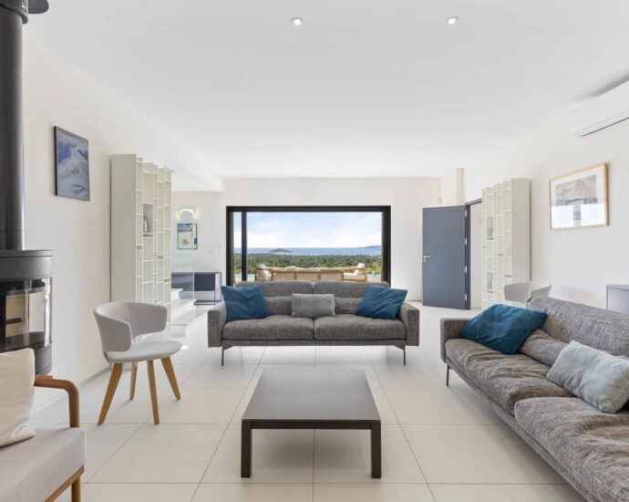 Saint-Cyprien, Villa contemporaine, Vue mer panoramique, 5 chambres, Piscine, Proche plage,