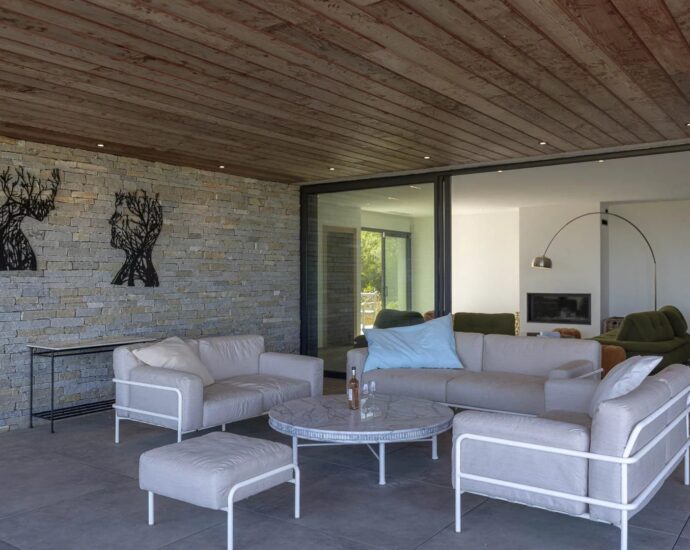 Bonifacio, Villa 4 bedrooms, swimming pool, sea view