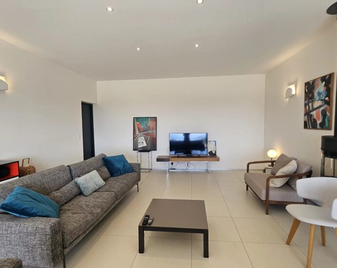 Saint-Cyprien, Villa contemporaine, Vue mer panoramique, 5 chambres, Piscine, Proche plage,