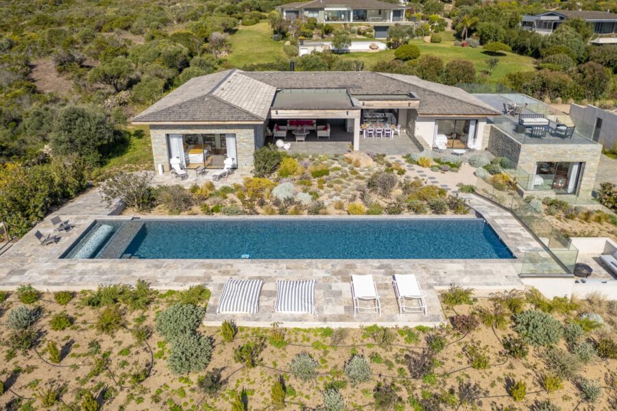Bonifacio, Villa 4 bedrooms, swimming pool, sea view