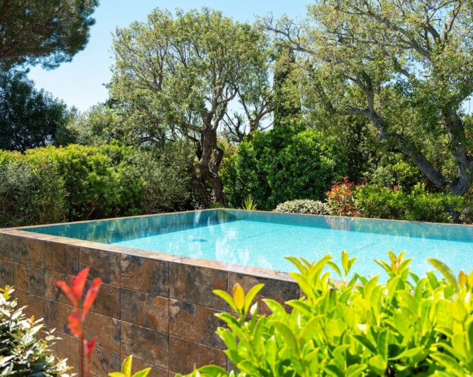 Porto-Vecchio, Domaine de Cala Rossa, Villa vue mer, 4 chambres, piscine, plage à pied