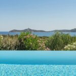Pinarello, Villa vue mer panoramique, 4 chambres, piscine à débordement, plage à pied