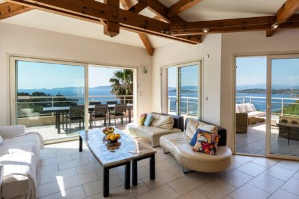 Coti-Chiavari, Villa 6 chambres, vue mer panoramique, appartement, piscine, proche plage