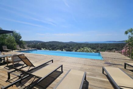 Saint-Cyprien, Villa contemporaine, Vue mer panoramique, 5 chambres, Piscine, Proche plage,