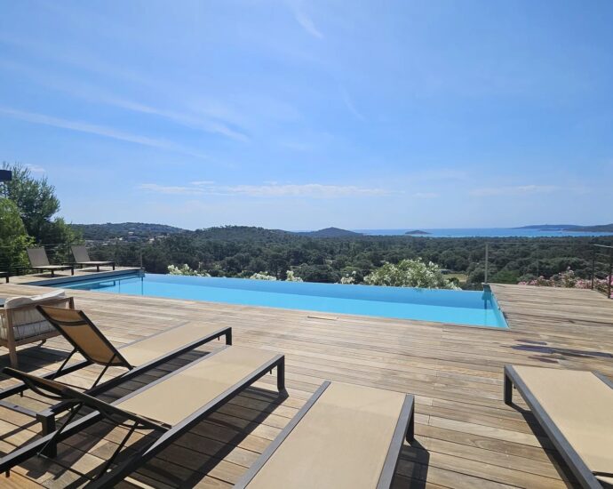 Saint-Cyprien, Villa contemporaine, Vue mer panoramique, 5 chambres, Piscine, Proche plage,
