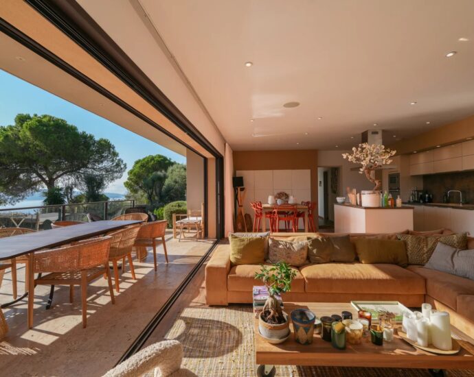 Ajaccio, Salario, Villa comptemporaine, vue mer, 3 Chambres, proche plage
