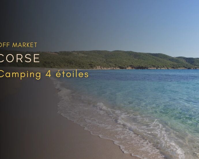 Off Market, South Corsica, 4-Star Campsite, Swimming Pool, Walking Distance to the Beach, Sea View