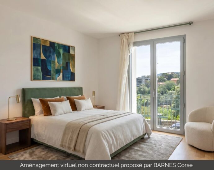 Exclusivité, Porto-Vecchio, Appartement vue mer, 3 chambres, proche plage et centre-ville