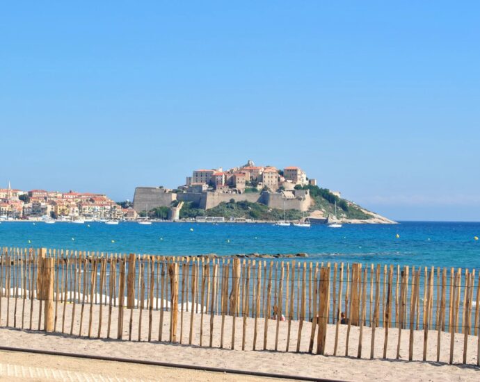 Calvi, Domaine privé, Appartements du T1 au T5, vue panoramique mer, Proche plage