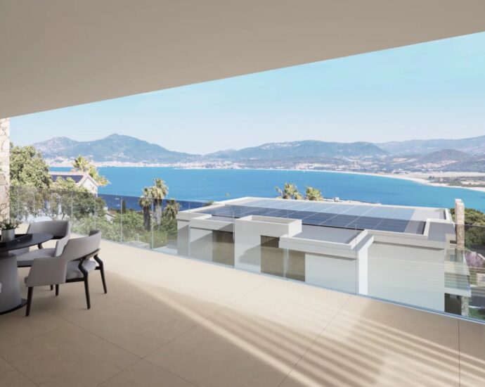 Porticcio, New Development, 30 Apartments, 1 to 3 Bedrooms, Garages, Sea Views