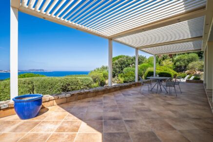 Lumio, Villa 4 chambres, piscine, vue panoramique mer et montagnes, plage à pied