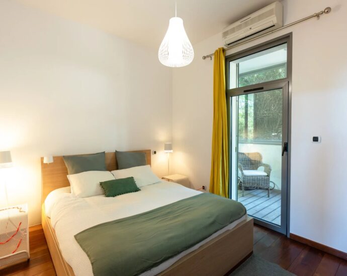 Ville-di-Pietrabugno, Résidence sécurisée, Appartement, 2 chambres, 3 pièces, jardin, vue mer, proche plages