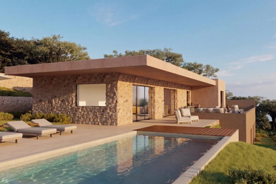 Exclusive Listing, Calvi, New-Build Villa, 4 En-Suite Bedrooms, Swimming Pool, Panoramic Mountain Views, Close to the Beach