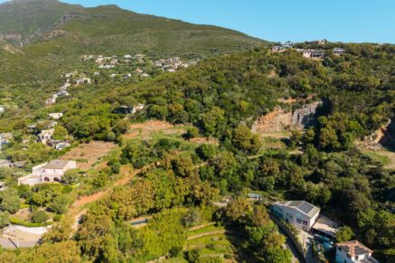 Cap Corse, Miomo, buildable plot with permit, panoramic sea viewuilding Plot with Approved Permit and Panoramic Sea View